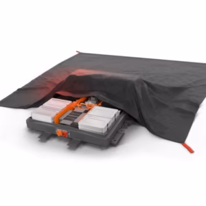 Manta ignífuga para celdas de litio LITHIUM FIRE de Bridgehill de 1,8x1,8 metros.